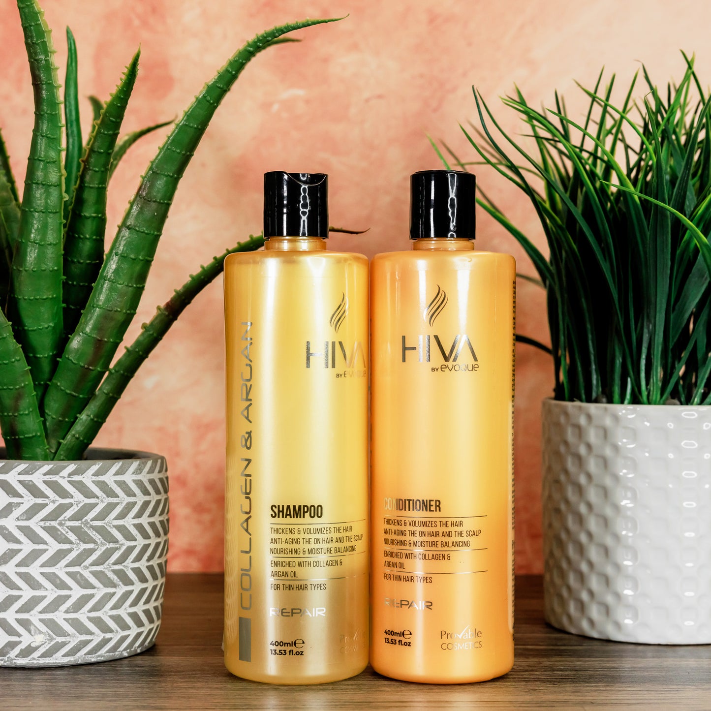 Shampoo & Conditioner Repair Kit HIVA by Evoque